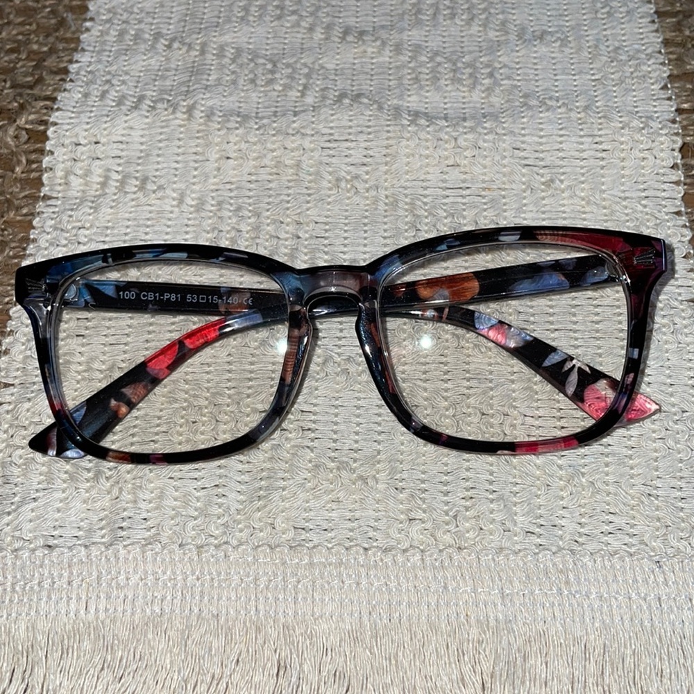 Blue light none prescription glasses